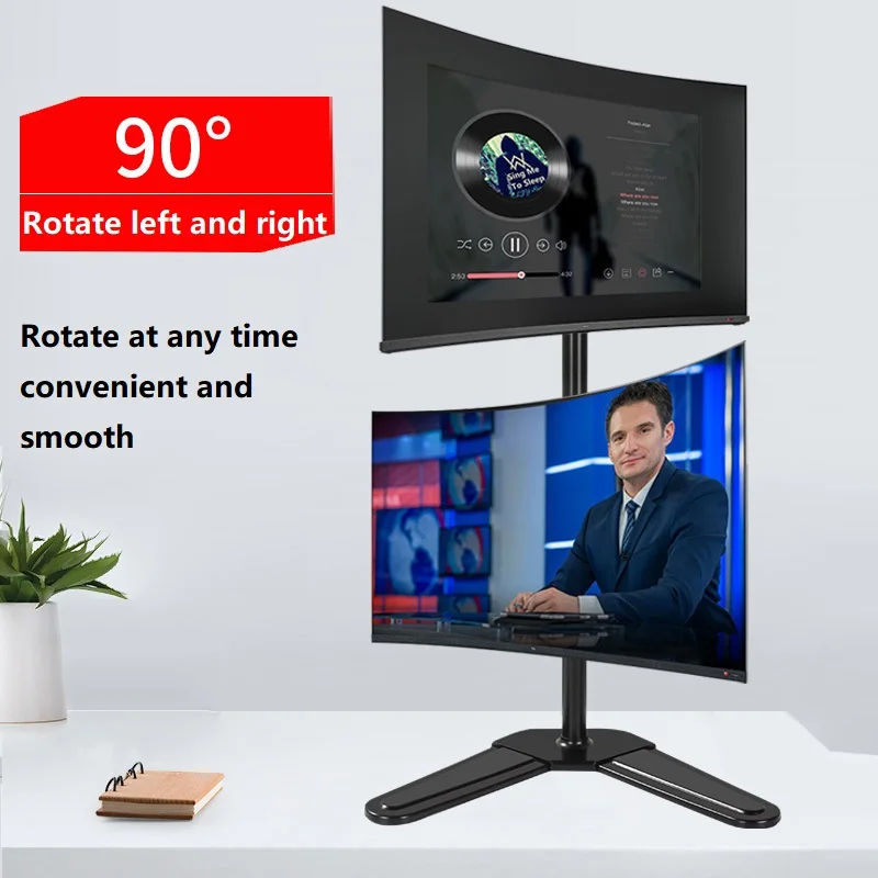 Soporte para Monitor Dual de 360 grados, sujeción de escritorio de 10 "-32", movimiento completo, Soporte para Monitor LCD LED, Soporte para Mesa, Soporte para brazo de PC, Soporte DZ08 - imagen 4