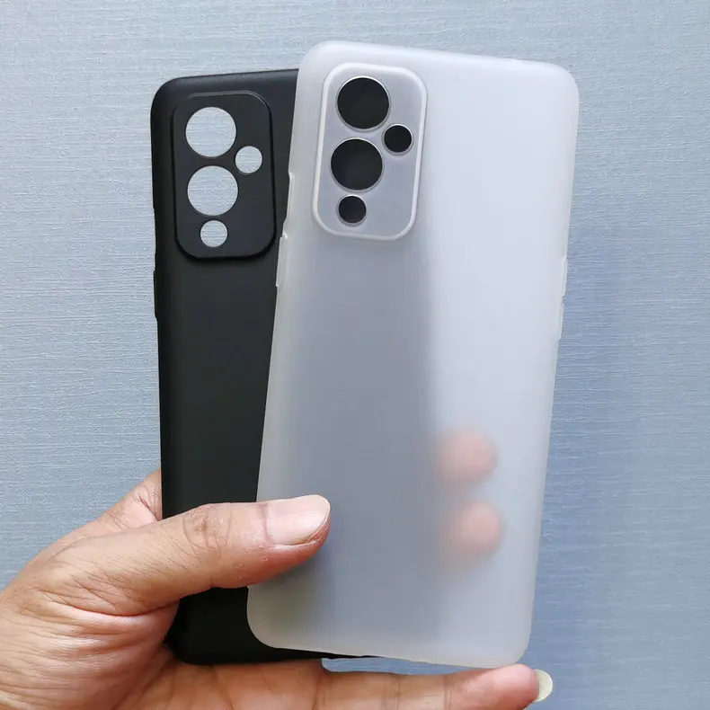 Funda trasera protectora mate para OnePlus 9 Pro, carcasa completa de TPU suave y delgada para One Plus 9R Oneplus9 1 + 9 9pro