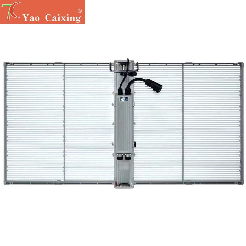 Venta directa de fábrica de China P3.97-7.8-10 pantalla de visualización LED transparente de pared cortina transparente de 1000x500mm - imagen 2