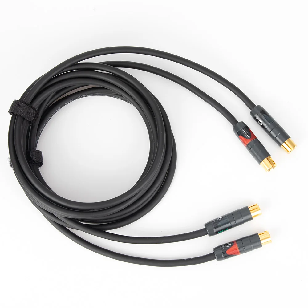 Mogami-Amplificador de alta fidelidad 2549, cable RCA de audio, TV, DAC, 6N OFC line 4, conector RCA profesional para reproductor de DVD MP3
