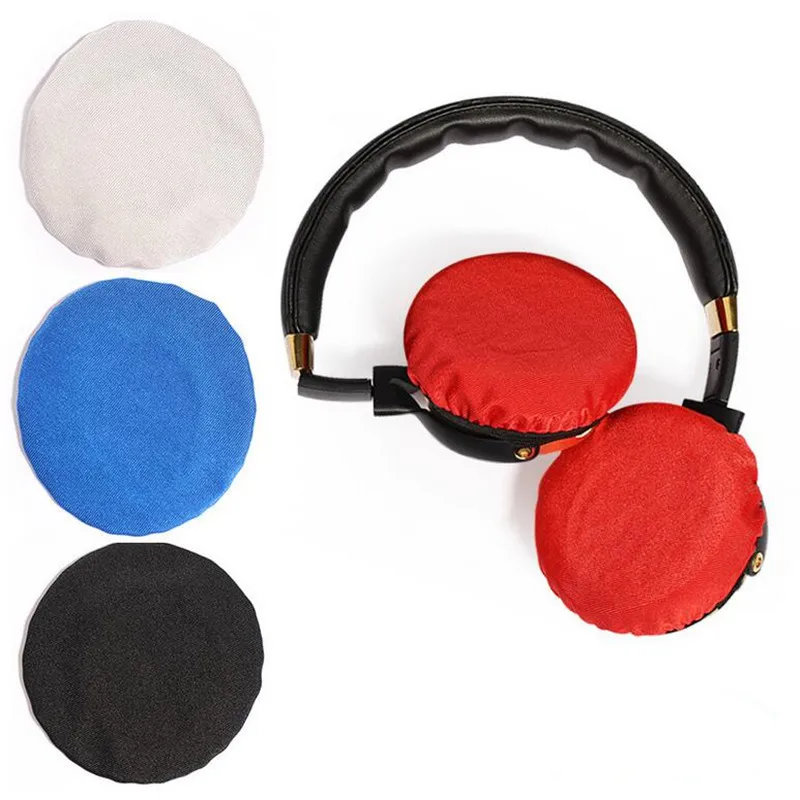 Almohadillas elásticas lavables para los oídos, protectores de tela antipolvo para auriculares, se ajustan a la mayoría de los auriculares, almohadillas de 6-11cm, 2 piezas - imagen 2