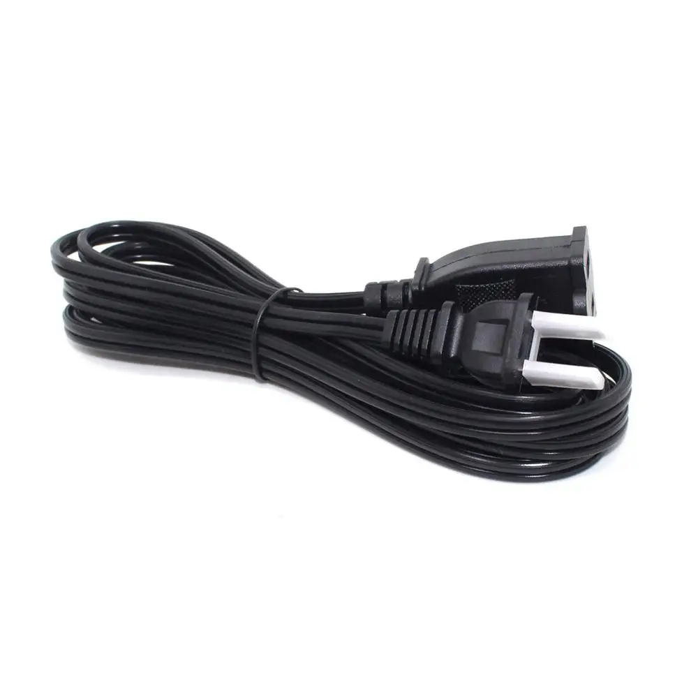 Cable de extensión de alimentación macho a hembra de 2 clavijas de EE. UU. Canadá, cable de alimentación de CA NEMA 1-15P a 1-15R 10A 0,3 m/0,5 m - imagen 5