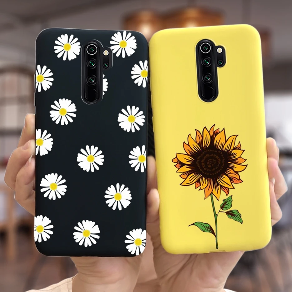 Para Xiaomi Redmi Note 8 Pro funda de flores coloridas suave y delgada funda de teléfono para Xiaomi Redmi Note 8 Pro Note8 Pro parachoques a prueba de golpes - imagen 2