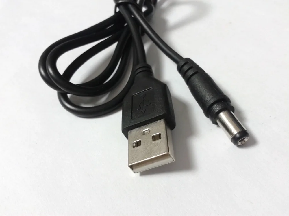 Cable USB 2,0 A, Conector de barril de 5,5mm A 2,1mm, cargador de corriente CC, 40 Uds., 80cm, nuevo - imagen 2
