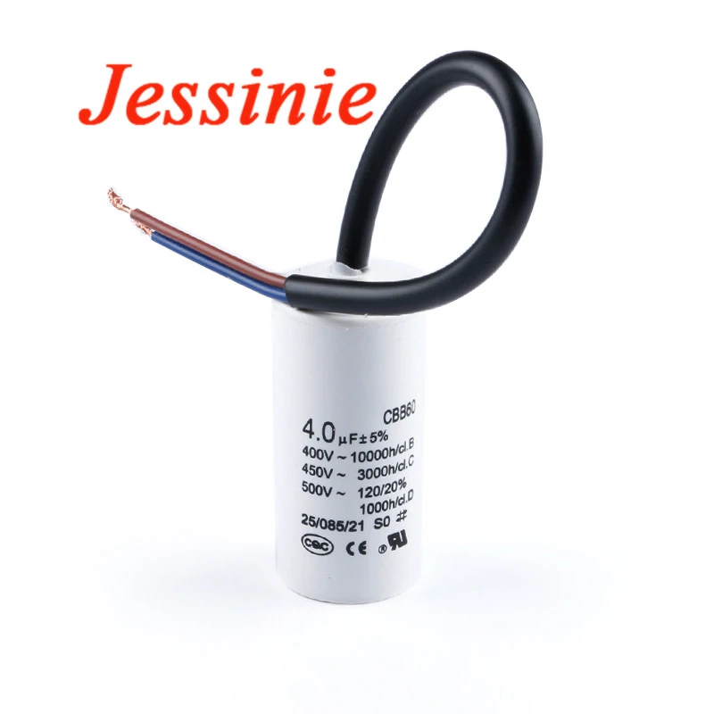 Condensadores de funcionamiento de motor CBB60 450VAC Condensador de arranque 5% 2/4/5/6/8/10/12/14/15/16/18/20/25/30/40/45/70/80UF para lavadora - imagen 4