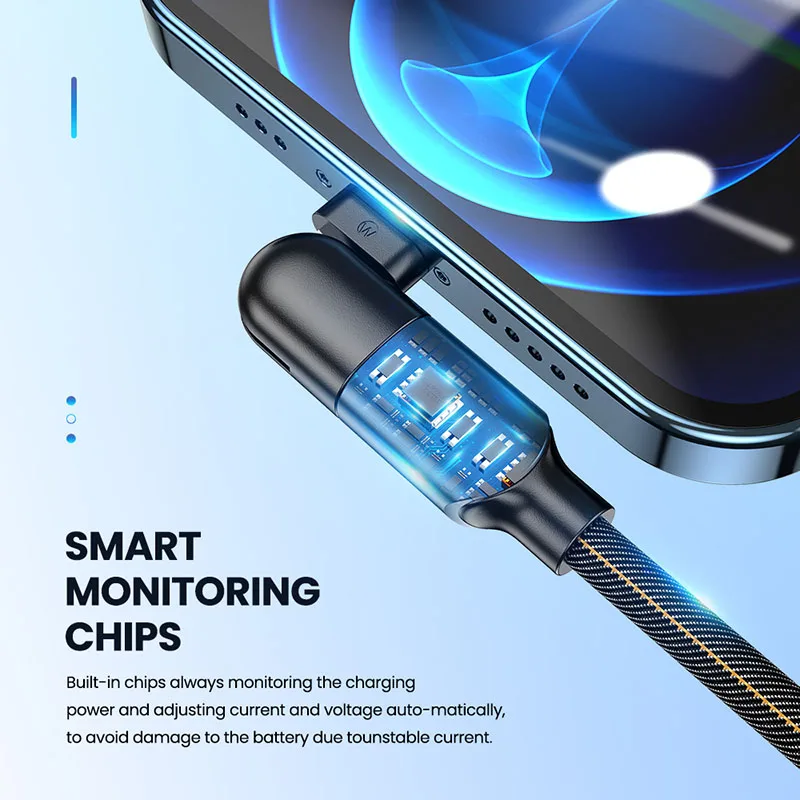 Elough-Cable USB tipo C giratorio 180, Cable Micro USB para Samsung, Xiaomi, Poco X3, Huawei 3A, Cable de carga rápida, Cable de datos - imagen 5