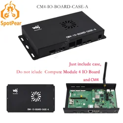 Caja Metálica con Ventilador para Raspberry Pi CM4