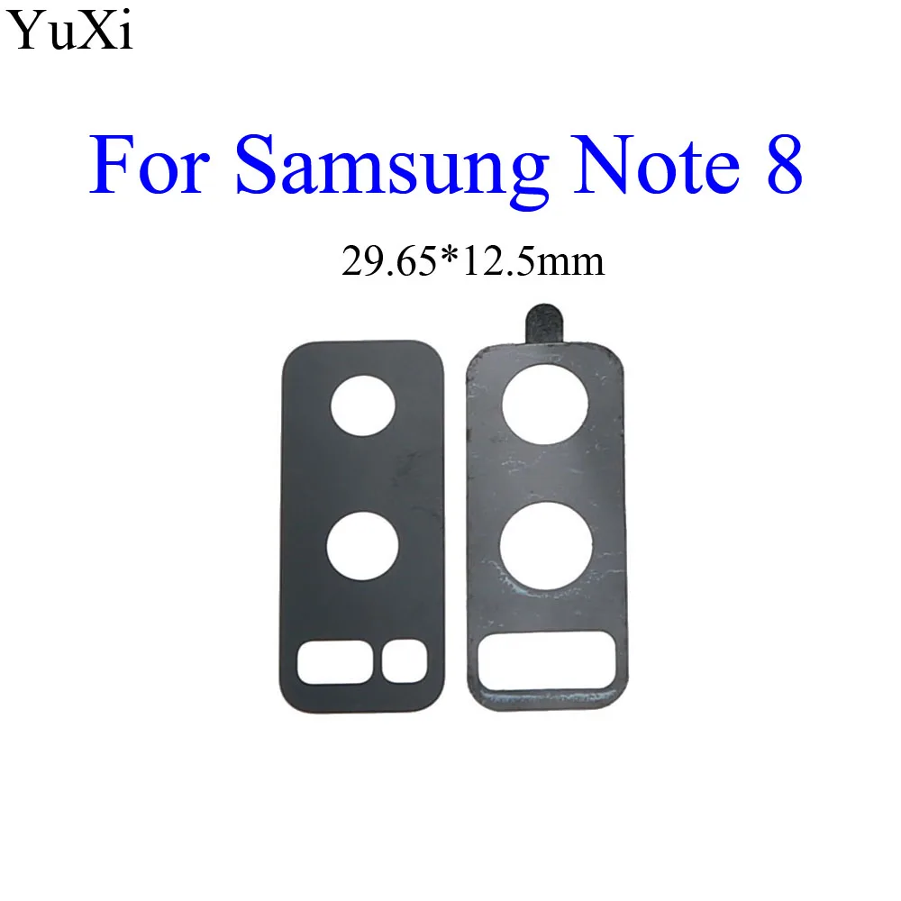 YuXi-Anillo de cubierta de lente de cámara trasera con pegatina para samsung Galaxy Note 3, 4, 5, 8, N920, Note8, Note3, Note5, N950 - imagen 5