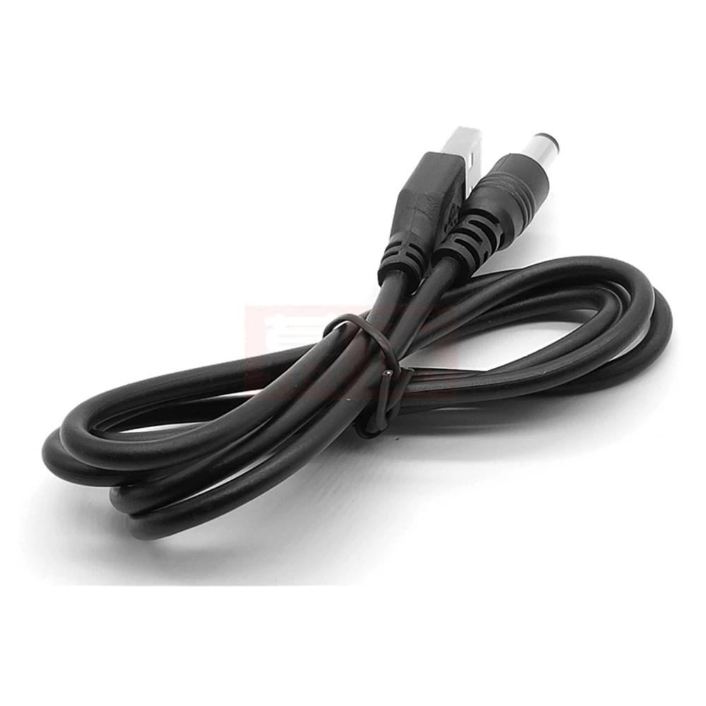 La mejor puerto USB negro de 5V, 5,5x2,1mm, conector de Cable de alimentación de barril CC para dispositivos electrónicos pequeños, cable de extensión usb - imagen 5