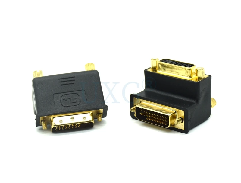 Conector Codo DVI - Conexión macho a hembra