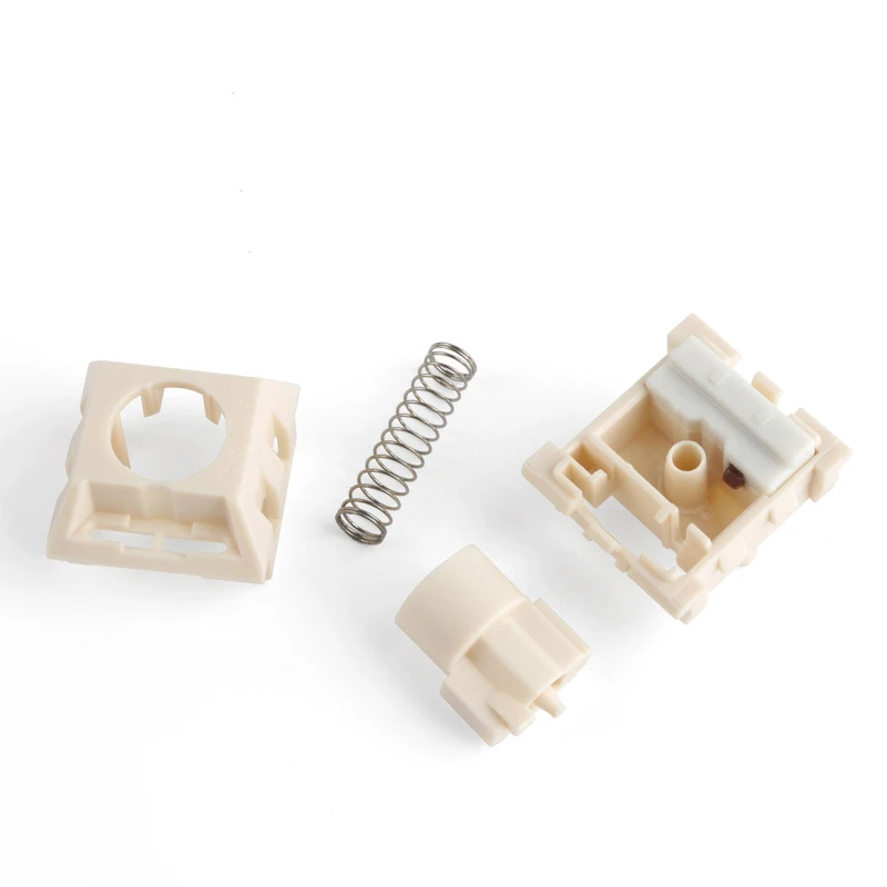 NovelKeys Kailh Cream Switch 5pin POM 55g Force MX interruptor de vástago para teclado mecánico retroiluminado 50m impermeable y a prueba de polvo - imagen 5