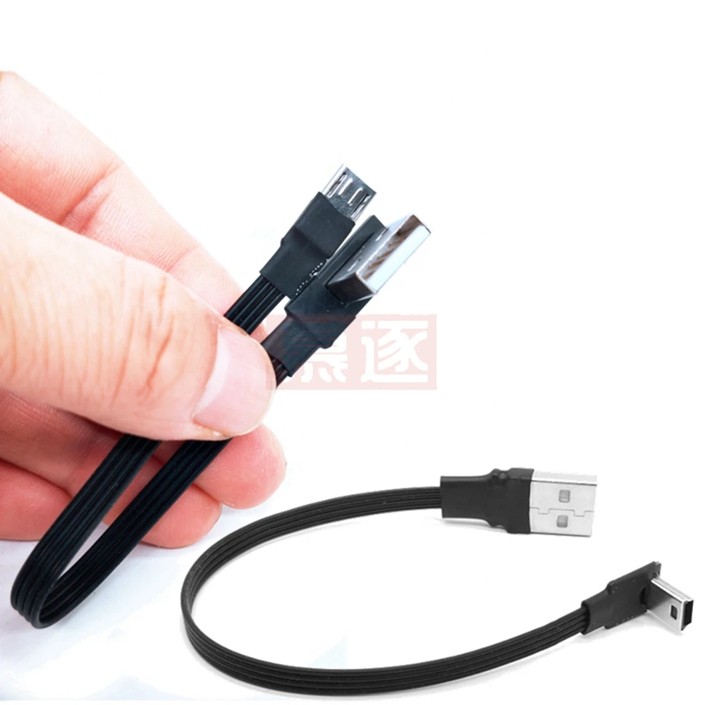 Cable Mini USB Tipo B flexible - Angular 90° USB 2.0 - imagen 5
