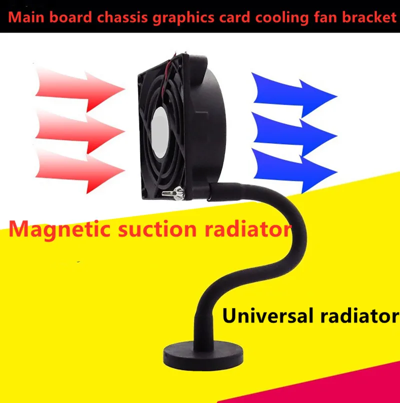 Placa base de tarjeta de vídeo South North Bridge memoria disco duro de estado sólido ventilador multifunción soporte de refrigeración succión magnética - imagen 2