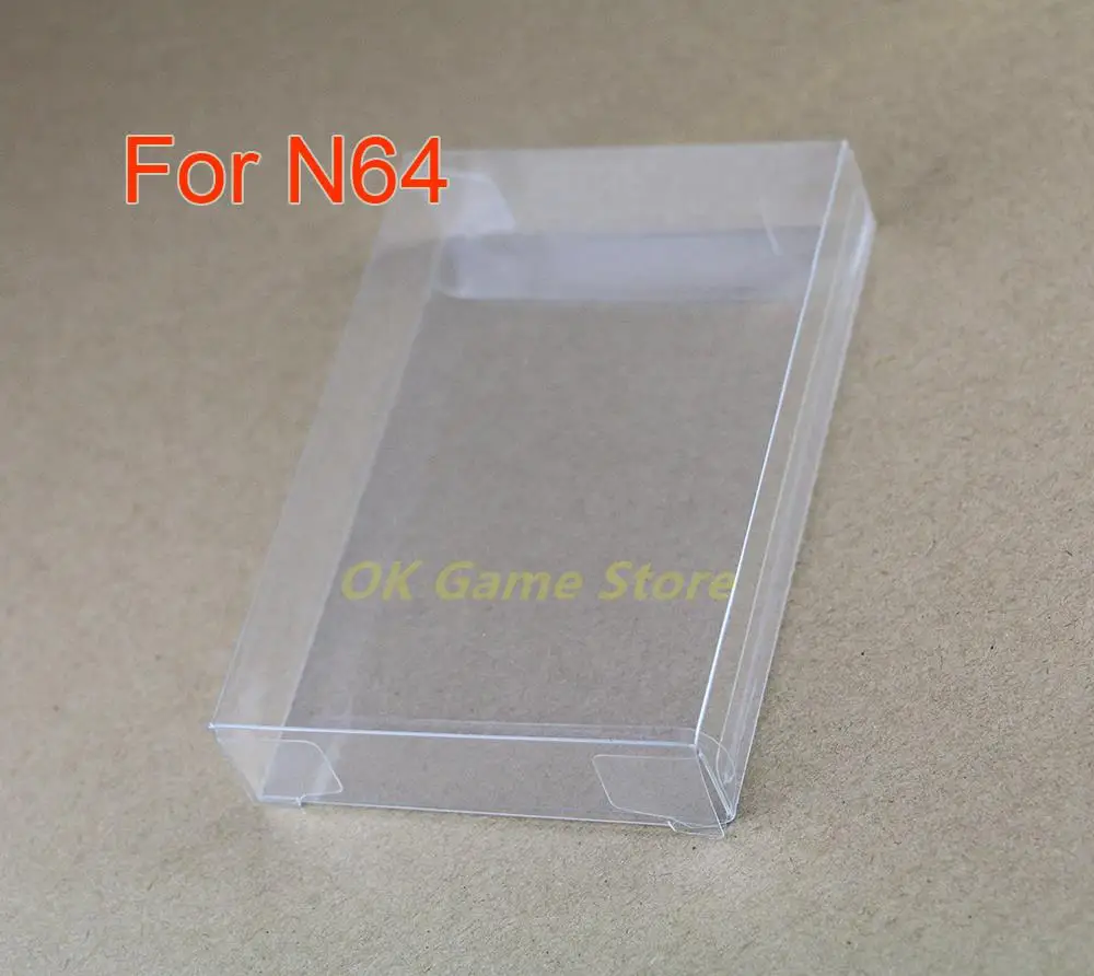 Protector de caja de repuesto para Nintendo 64, caja de tarjetas PET, carrito, juego de cartuchos, caja de plástico transparente hecha a medida para N64, 30 Uds. - imagen 2