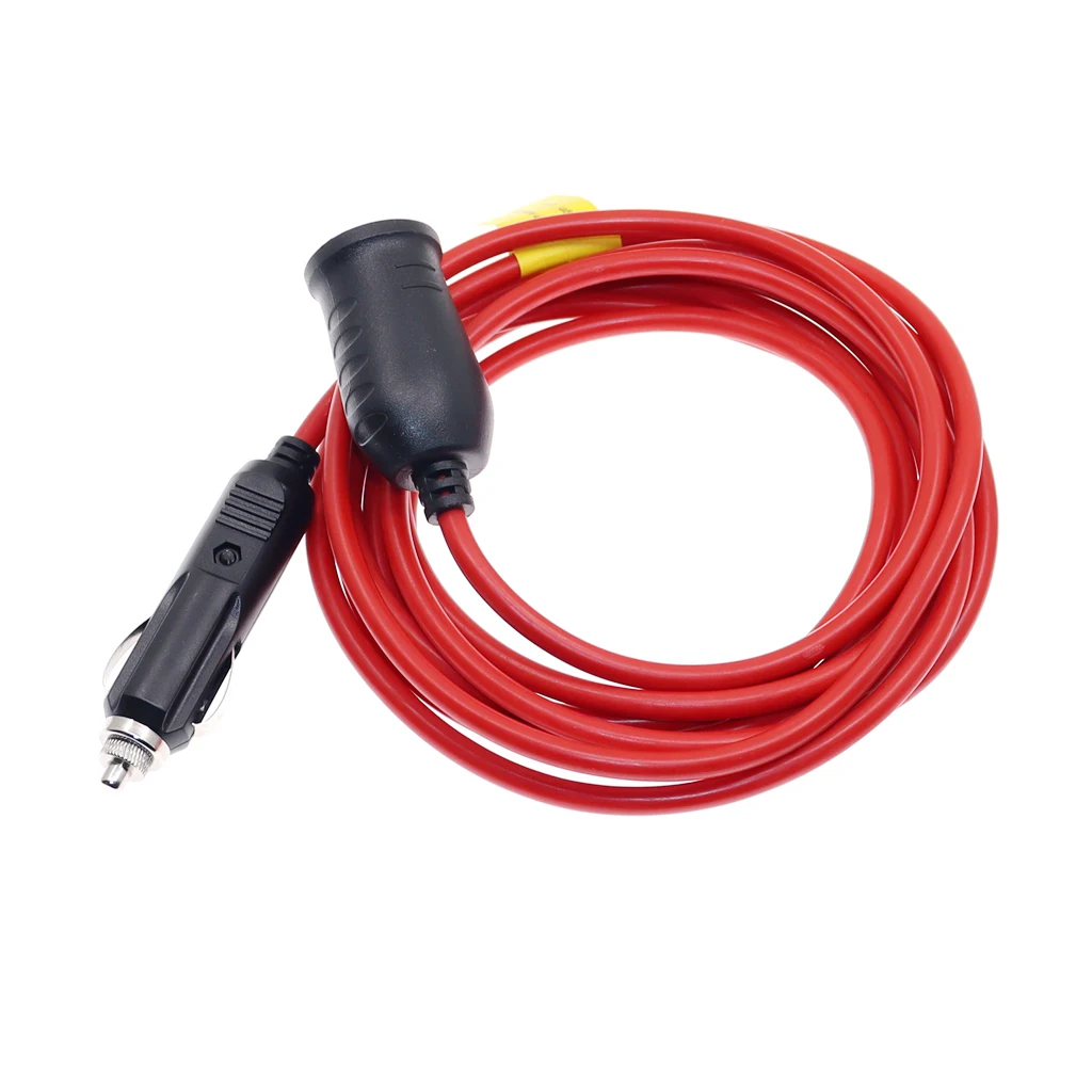 Encendedor de cigarrillos de coche, adaptador de Cable de extensión de enchufe de alimentación de 12V, 24V, 10A, encendedor de cigarrillos de coche fundido, 3m, 12 pies - imagen 2