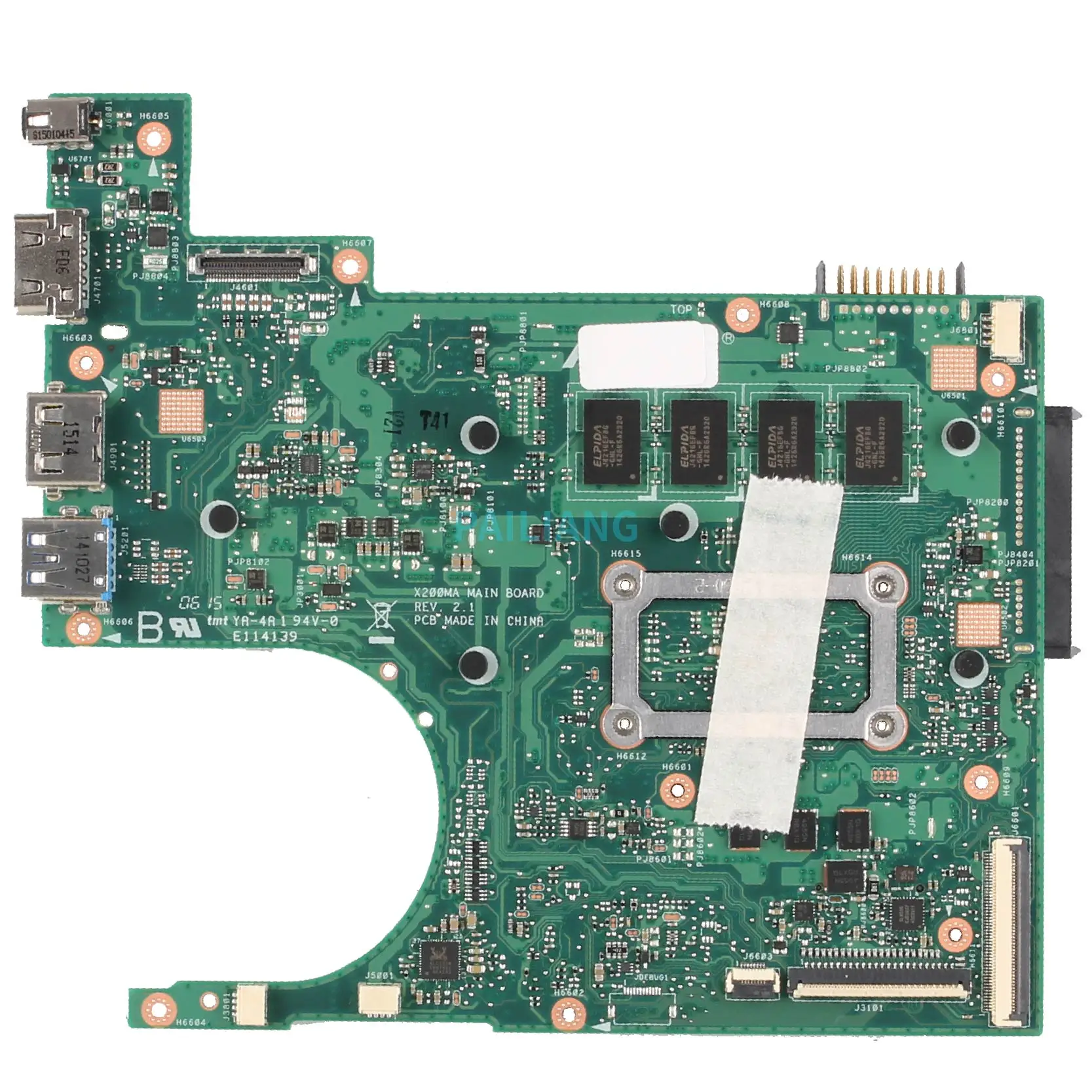 PAILIANG-placa base para ordenador portátil ASUS X200MA REV: 2,1, núcleo SR1YJ probado - imagen 2