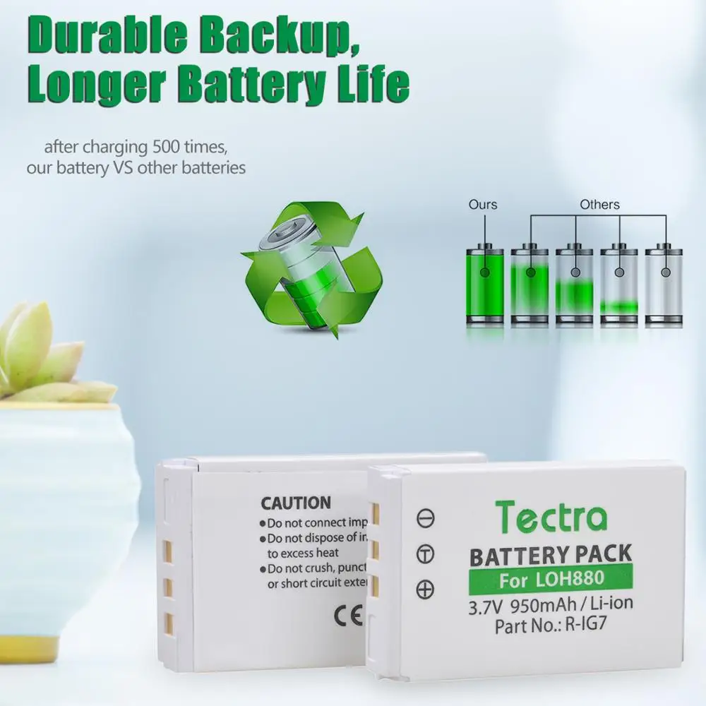 Batería de R-IG7 de 950mAh para mando a distancia Universal, para Logitech Harmony LOH880 900 720 850 880 885 890 Pro H880 - imagen 4