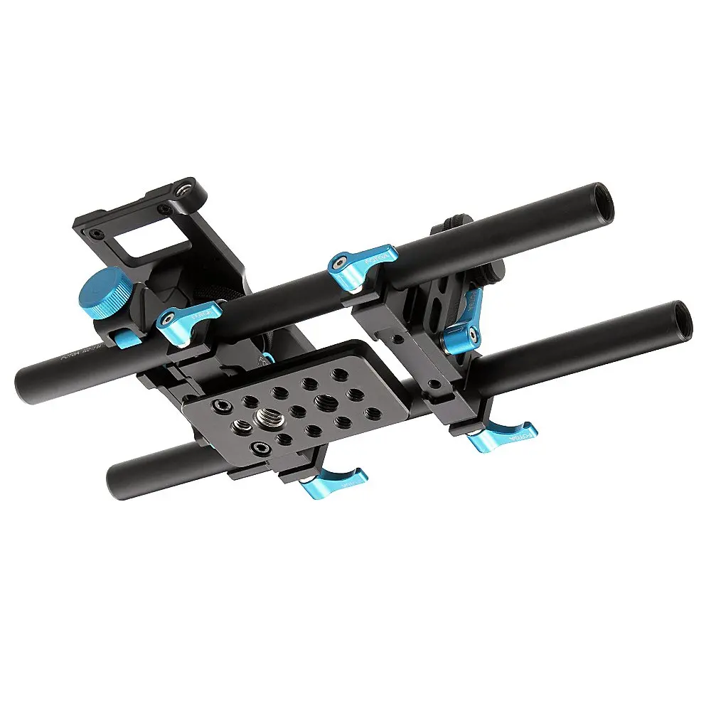 FOTGA DP500IIS 15mm soporte de riel de varilla placa base de queso para Sony ARRI RED A7 A7S A7R2 A7RM2 A6500 A7000 GH4 GH5 - imagen 5