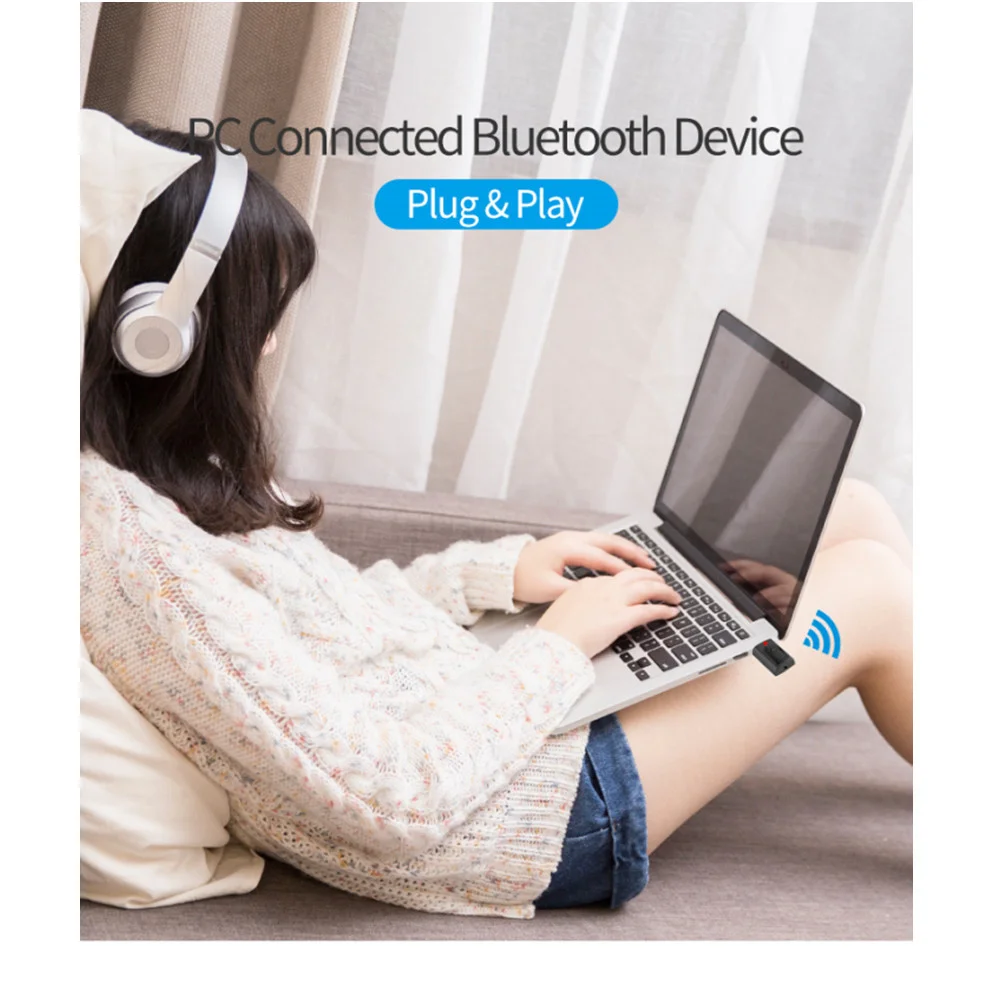 Adaptador USB Bluetooth - Contenido completo del paquete