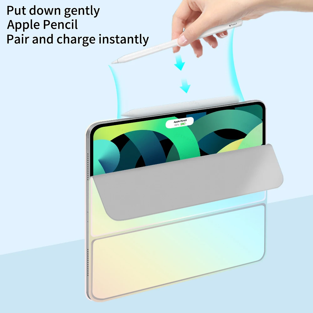 Funda magnética para iPad Air 4, Carcasa para iPad Pro 11, 2021, Mini 6, Air 2020 Pro 12,9, 12, 9, 2021, 10,9 - imagen 2