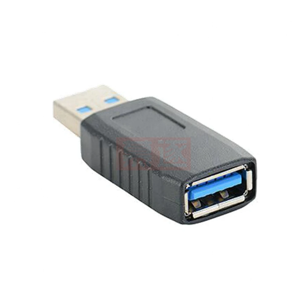 USB3.0 negro azul velocidad rápida tipo A conector macho a hembra adaptador de enchufe convertidor USB 3,0 para ordenador portátil U disco unidad Flash USB - imagen 5