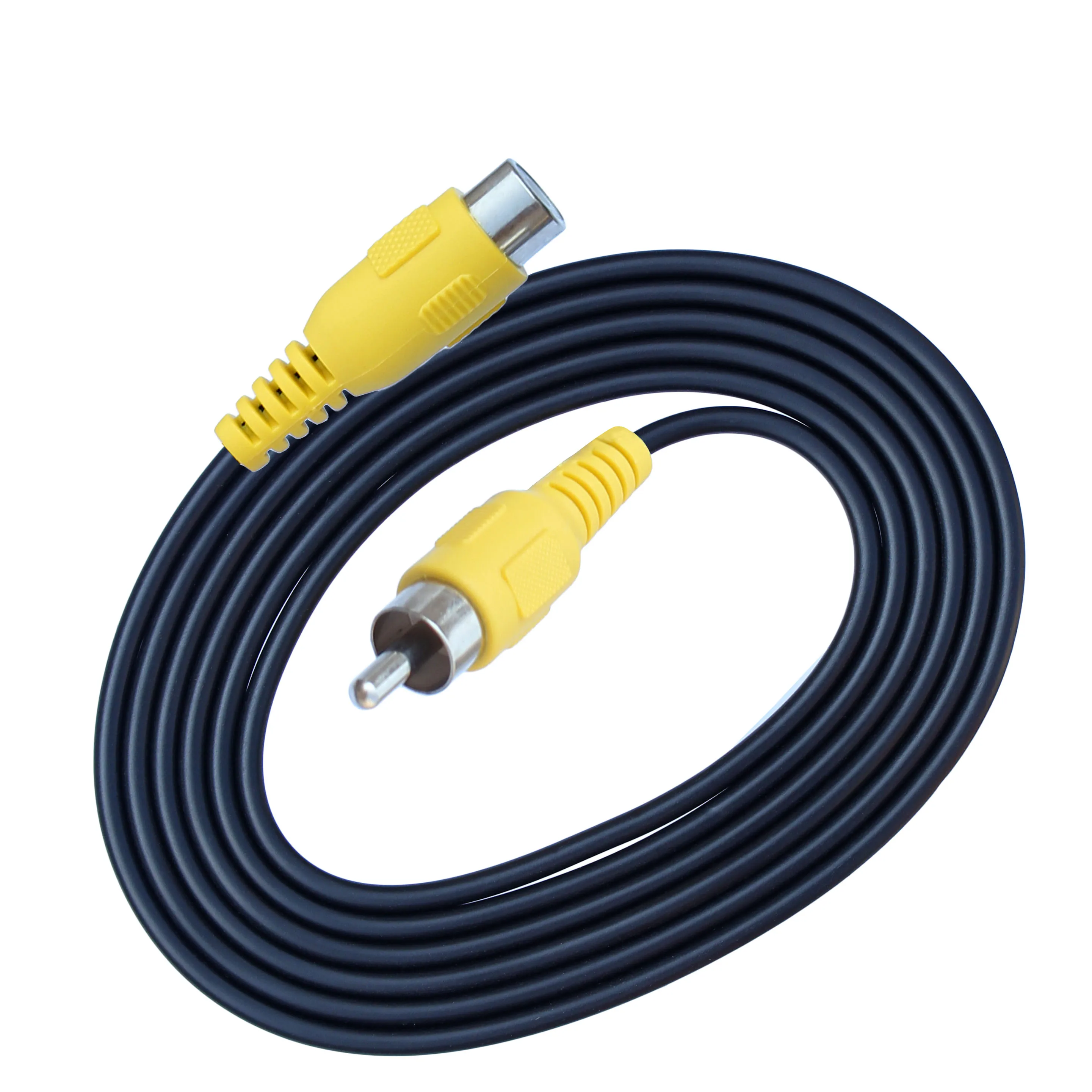 Cable de fono AV RCA macho a macho y macho a hembra extensión altavoz Coaxial Audio coche Cable de vídeo de imagen AV 1,5 M 3M 5M - imagen 2