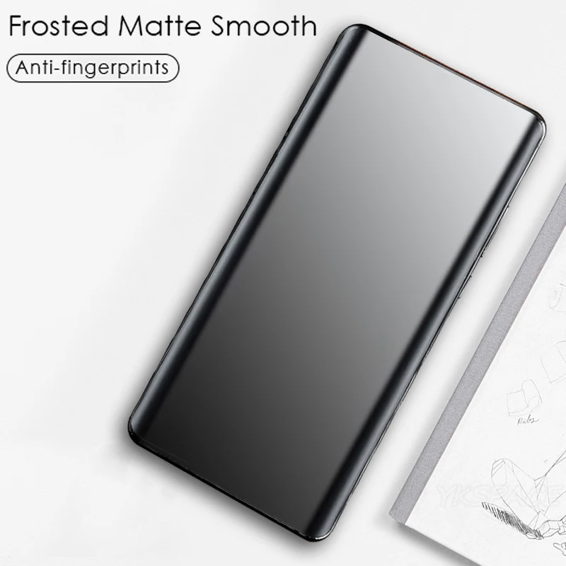 2 uds pegamento completo líquido UV mate vidrio templado curvo 3D para OnePlus 8 9 10 11 11R 12 12R 13 Ace 2 3 Pro Protector de pantalla - imagen 5