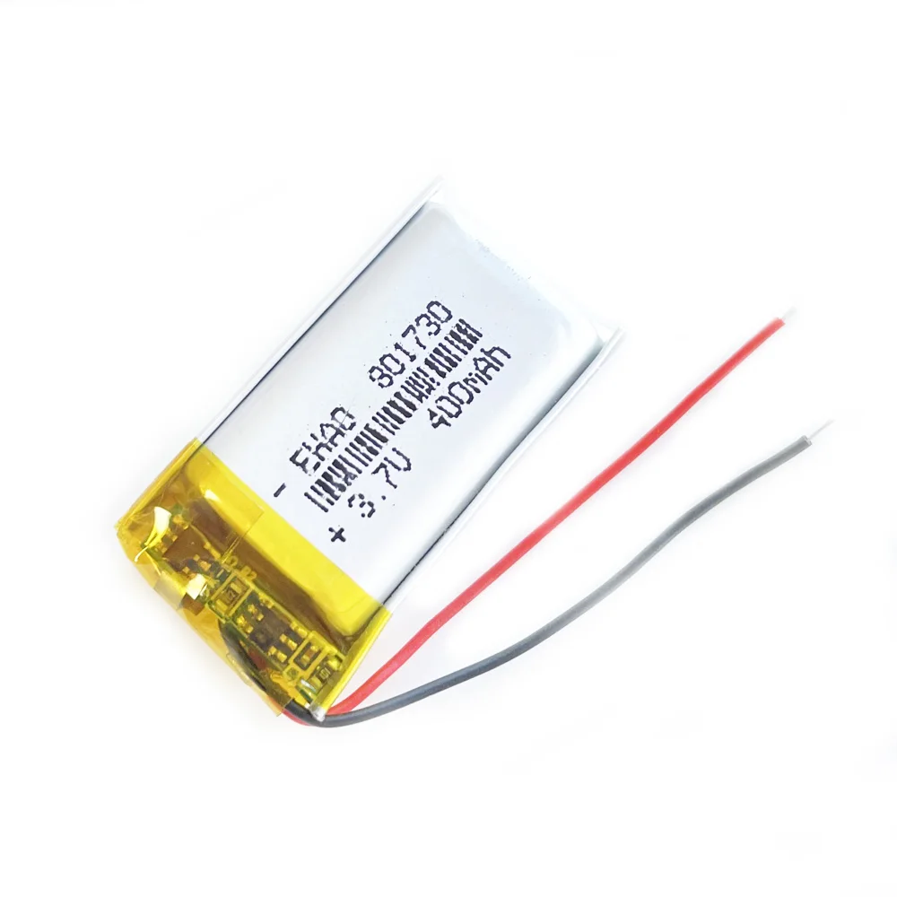 10 PCS 3.7V 400mAh Batería recargable Lipo de polímero de litio 801730   Para lápiz de grabación Mp3 GPS Bluetooth masajeador auriculares - imagen 4