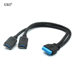 Conector USB 3.0 Panel Frontal 20 Pines – 2 Puertos PC