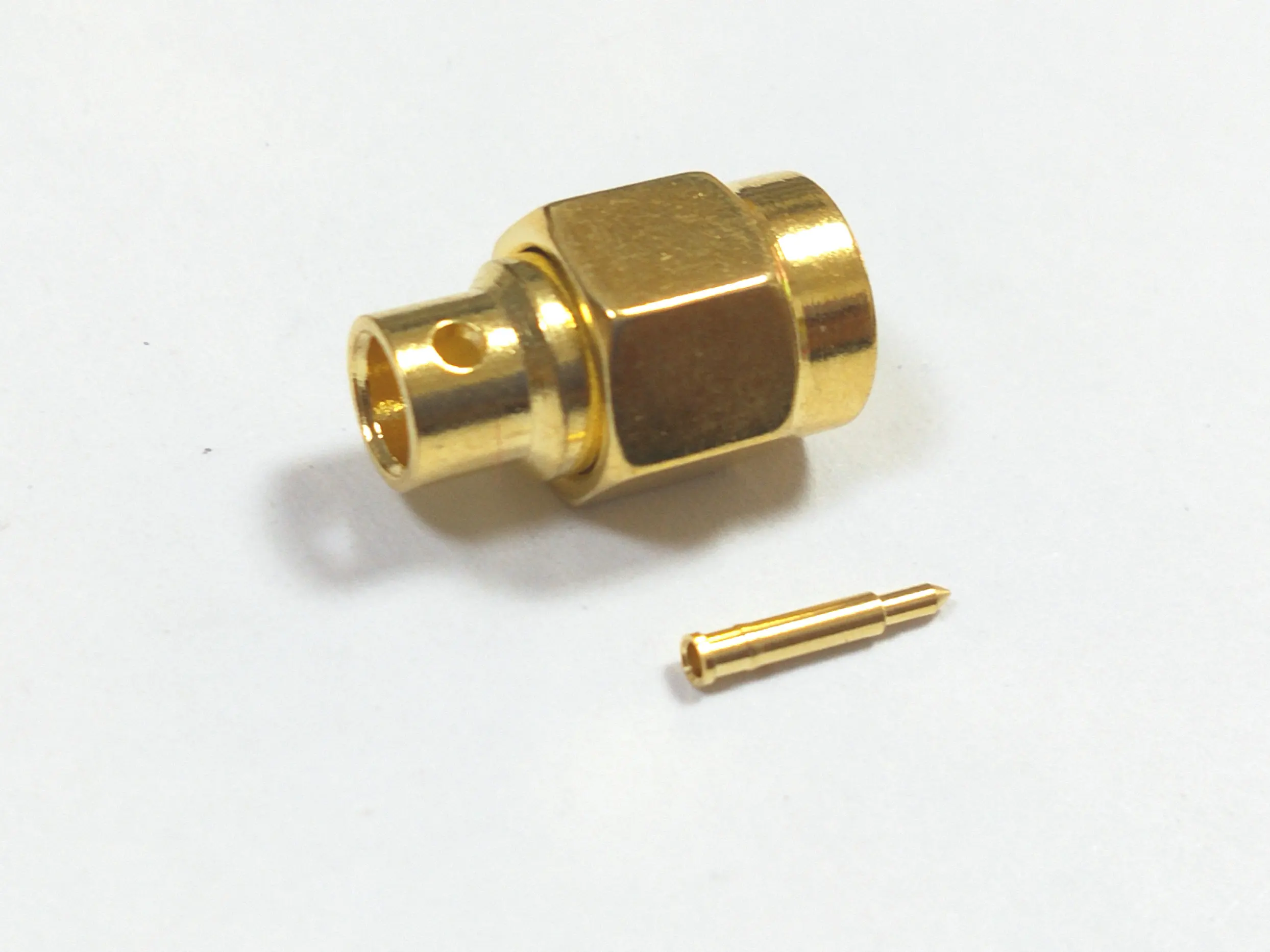 Soldadura de enchufe macho SMA de 100 piezas para conector de cable semirrígido RG402 - imagen 5