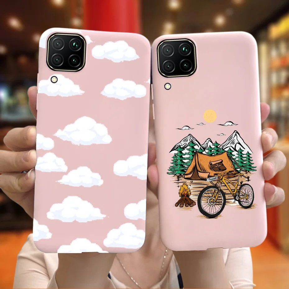 Funda de silicona para Huawei P40 Lite E, carcasa bonita de TPU, parachoques - imagen 4