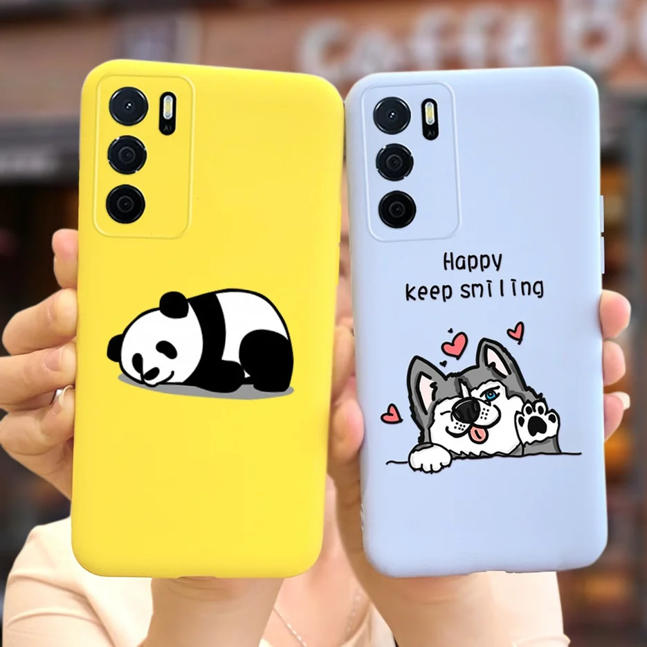 Para Oppo A54s funda CPH2273 Linda cubierta pintada de caramelo silicona suave TPU Fundas funda de teléfono para Oppo A54s A 54 s OppoA54s contraportada - imagen 4