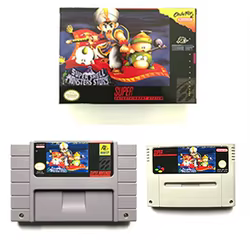 Cartucho de juego Super Shell Monster Story para videojuego snes ntsc pal