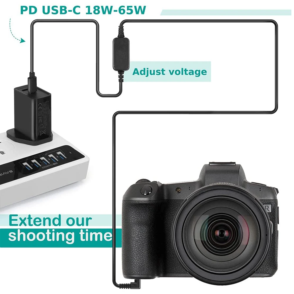 Adaptador de corriente NPFZ100 para batería ficticia de NP-FZ100 para Sony Alpha 7 9 II A6600 A7 III A7R III IV ILCE-7M3K 7RM4 7RM3 9M2 A9 II - imagen 5