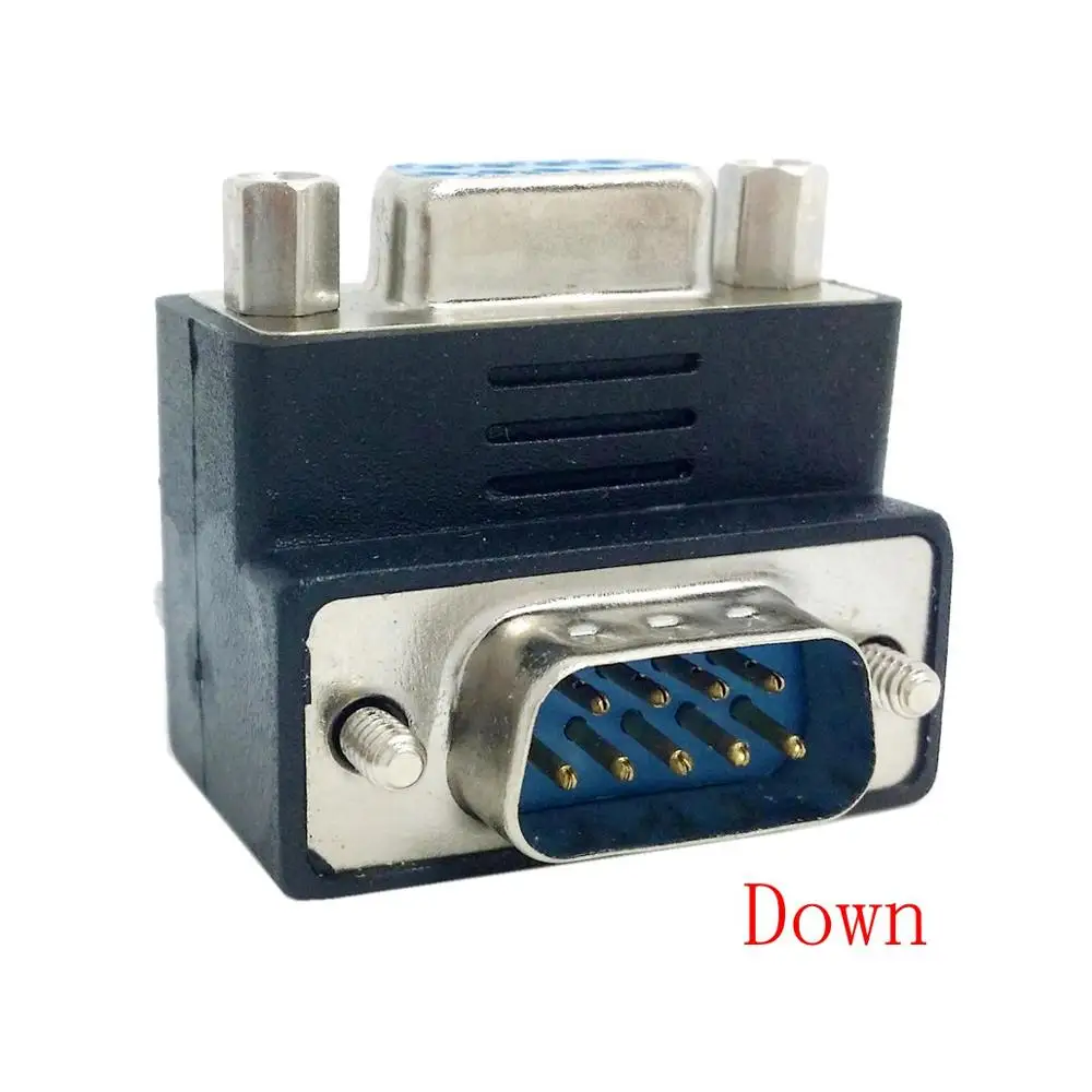 Adaptador Tornillo Macho Hembra RS232 D-Sub 9Pin 270° UXG - imagen 3