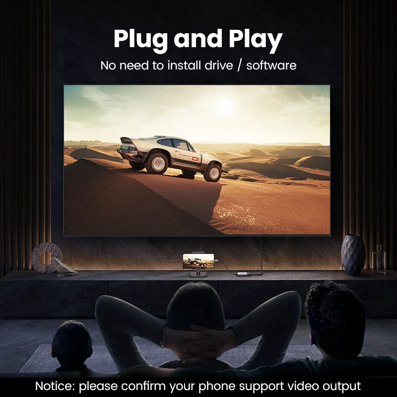 UGREEN Cable USB tipo C a HDMI 4K USB C adaptador HDMI para iPhone 15 PC Xiaomi MacBook Pro Air iPad Pro Samsung Galaxy Cable HDMI - imagen 3