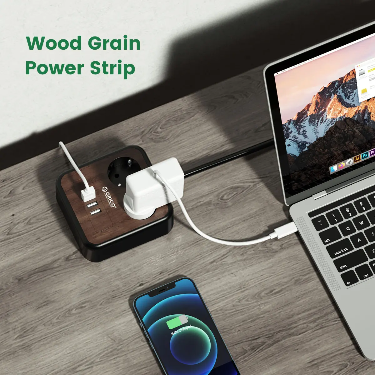 Regleta Orico - Sistema de carga USB