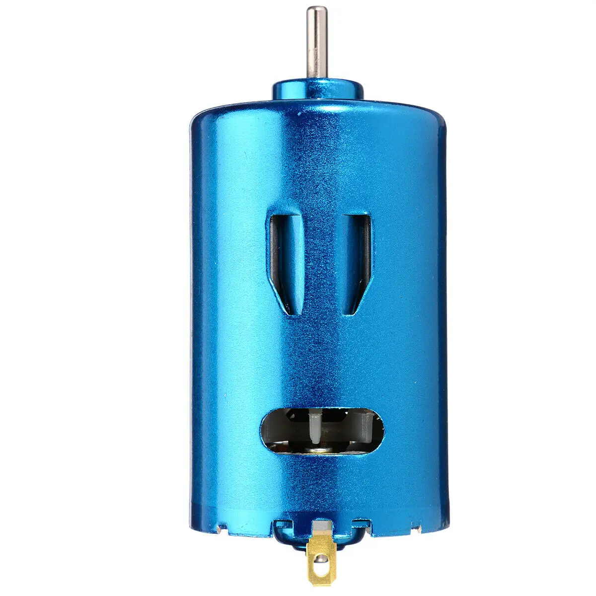 Mini DC 6V ~ 24V 30000RPM Motor azul de RS-550 de alto par de alta velocidad con ventilador de refrigeración de repuesto para coche RC barco modelo piezas DIY - imagen 4