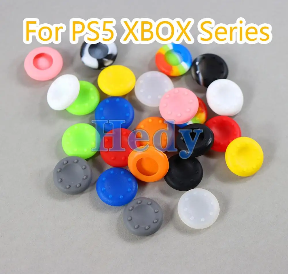 Thumb Stick Grips Silicone Joystick Cap Cover Controller Cap para PS5/PS4/PS3/PS2/XBOX360/XBOX Series/Switch Pro Gamepad, 2 piezas - imagen 2