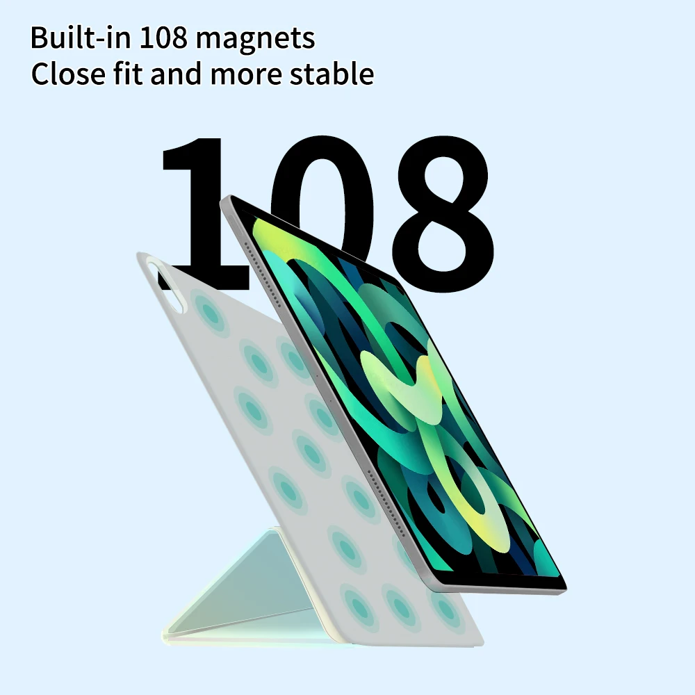 Funda magnética para iPad Air 4, Carcasa para iPad Pro 11, 2021, Mini 6, Air 2020 Pro 12,9, 12, 9, 2021, 10,9 - imagen 4