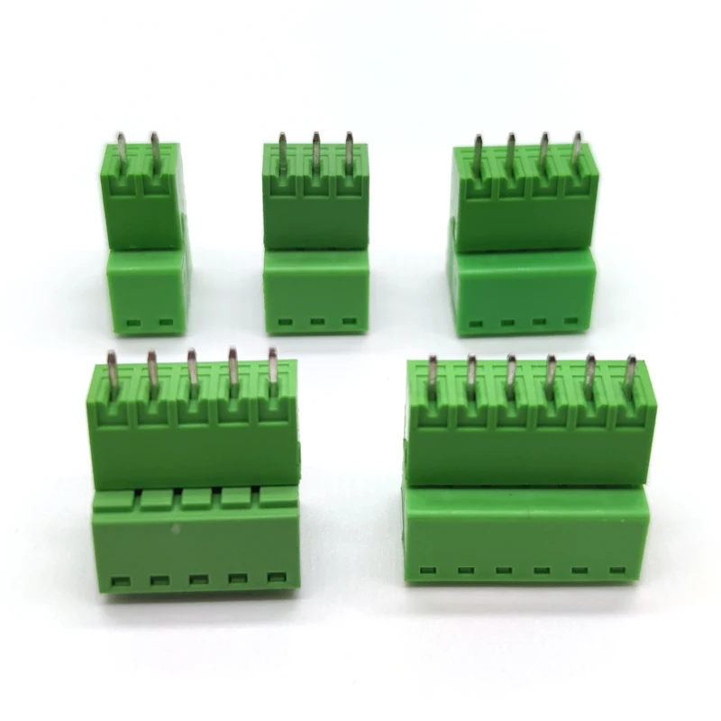 Conector Terminal PCB KF15EDG-3.5mm Verde Atornillable - imagen 5