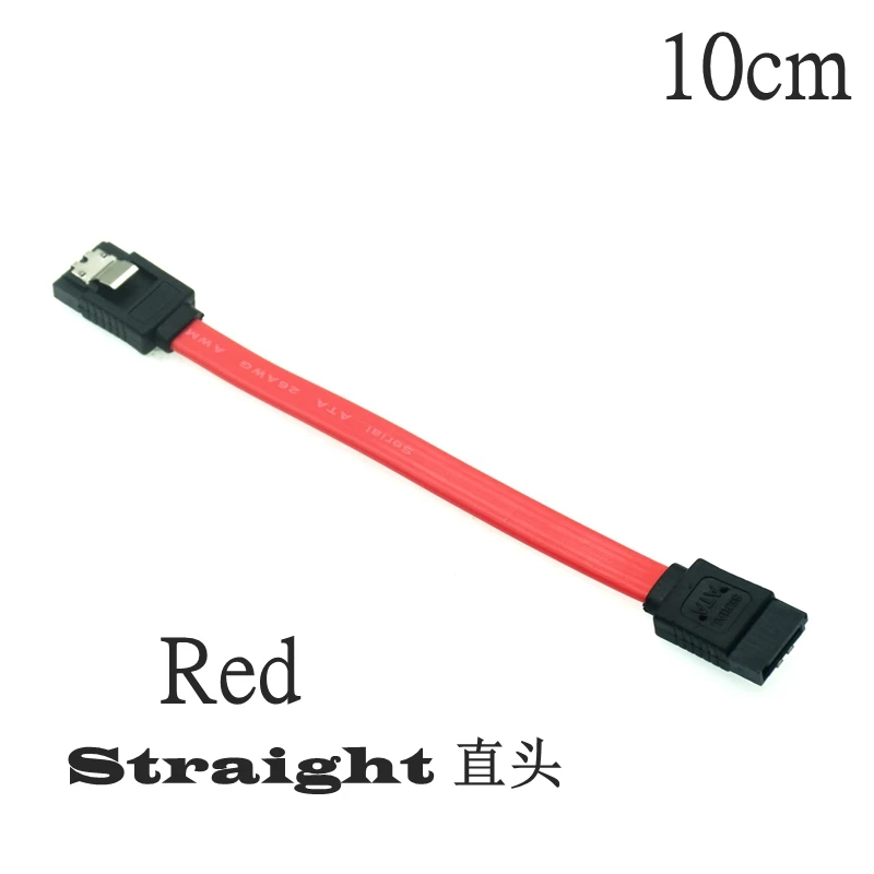 Disco duro SATA 3,0 de 10CM, Cable de datos de 6 Gb/s Serial ATA, conector 180 en ángulo de 90, adaptador SATA3 SATAIII de 6Gbps, 5 unidades - imagen 4