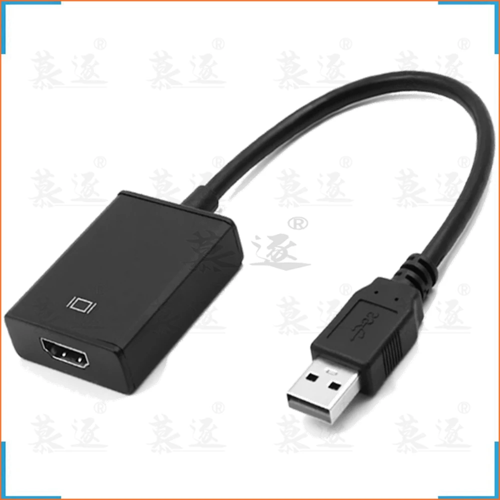 Convertidor USB 3,0 a HDMI, adaptador USB 3,0, Cable multipantalla, Cable de vídeo para PC, Notebook, proyector, HDTV, 1080P - imagen 3