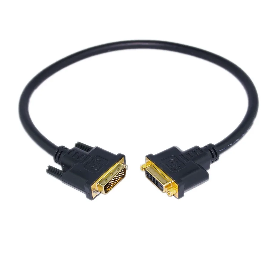 Cable DVI DVI-D a DVI 24 + 1 macho a macho/hembra, Cable de Monitor de DVI-D de doble enlace para PC, Porjector HDTV, 0,5 M - imagen 5