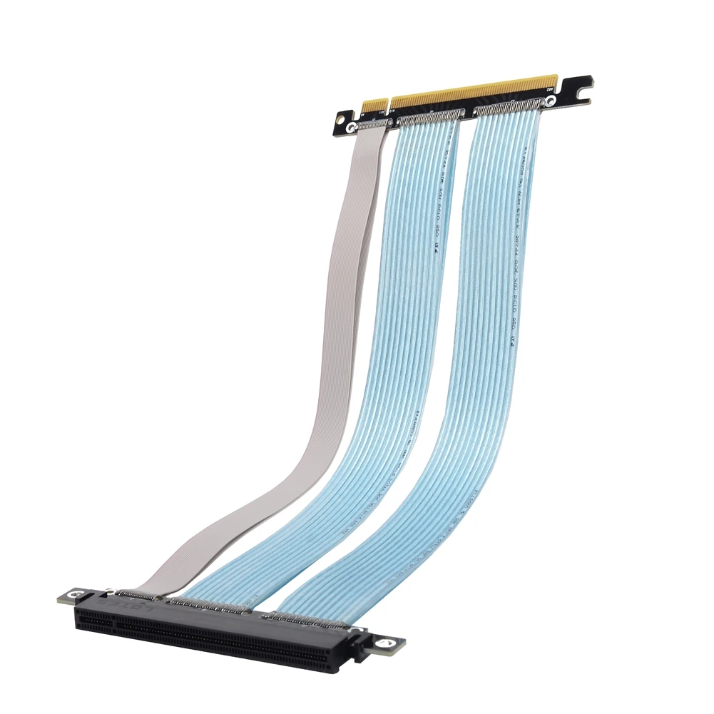 Cable elevador PCIe 2021 X16, montaje Vertical de alta velocidad, blindado para juegos, PCI-E 16x Gen4, enchufe recto para rendimiento extremo, 4,0 - imagen 2