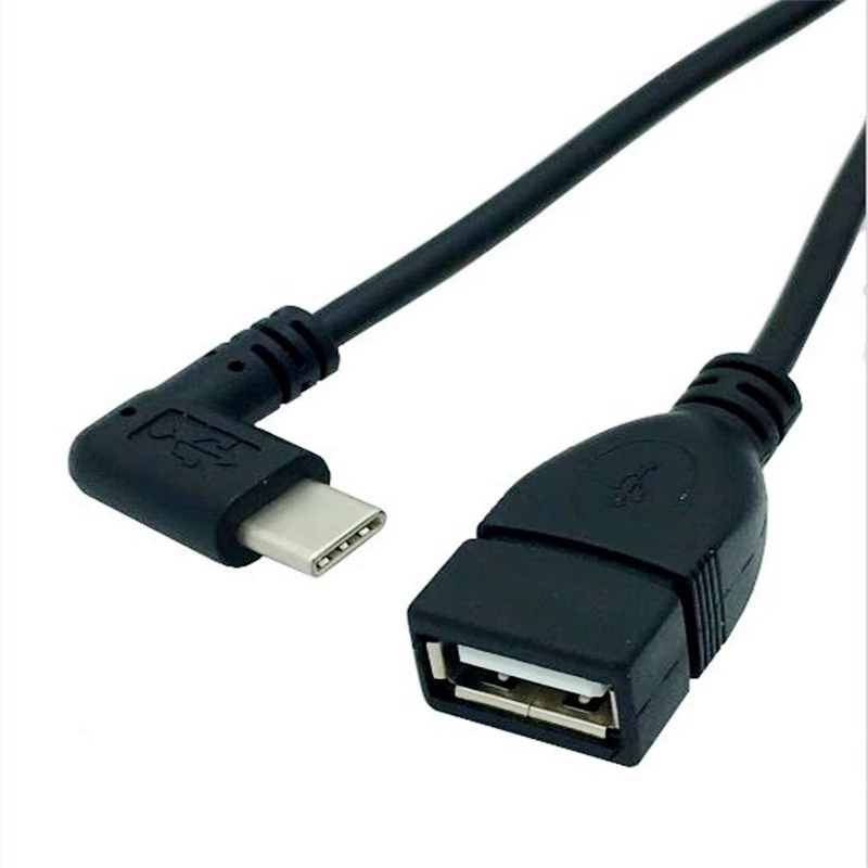 Cable otg de extensión de resorte hembra USB 3,1 tipo C de codo a USB2.0 de 1,5 m para tableta, PC, teléfono móvil, disco U para Huawei y Samsung - imagen 2