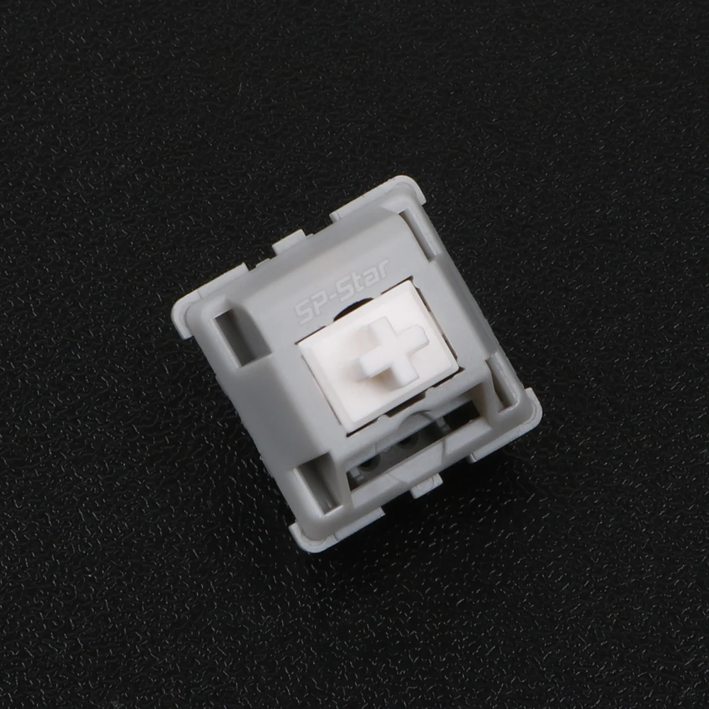Sp-star-interruptor blanco para Teclado mecánico de Gaming, conmutador de 5 pines, 57g, personalizado, para GK61, GK64, SK61, RK87, GH60, PC - imagen 4