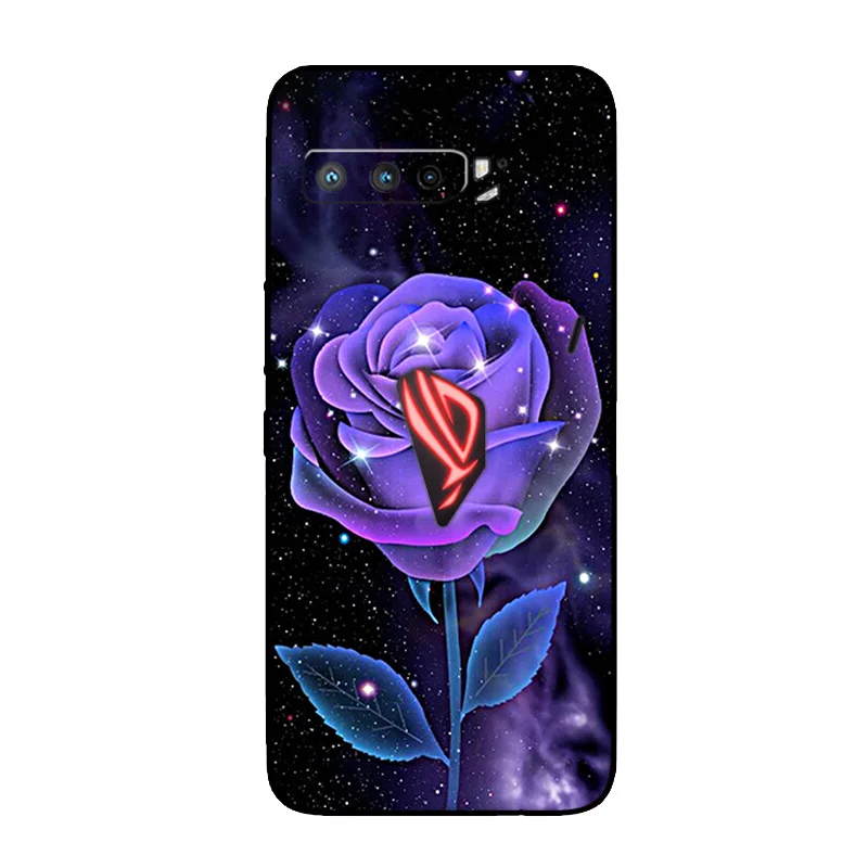 Funda de silicona suave a prueba de golpes para ASUS ROG Phone 3 ZS661KS, carcasa trasera de TPU para Asus ROG 5 ZS673KS, fundas de teléfono ROG3, dibujos animados bonitos - imagen 3
