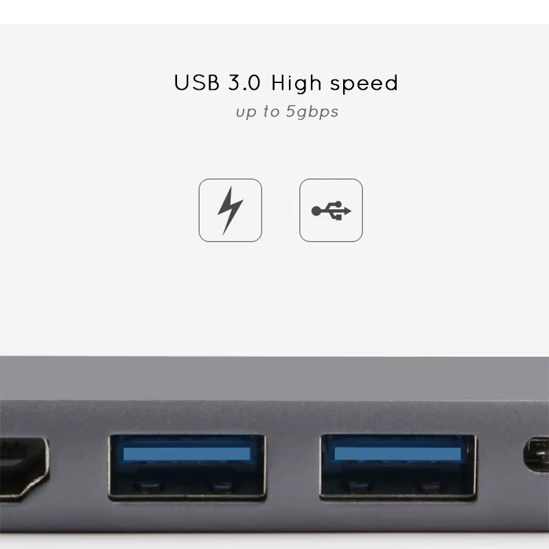 Hub USB-C RJ45 HDMI 4K Ethernet Gigabit para MacBook Pro/Air - imagen 4