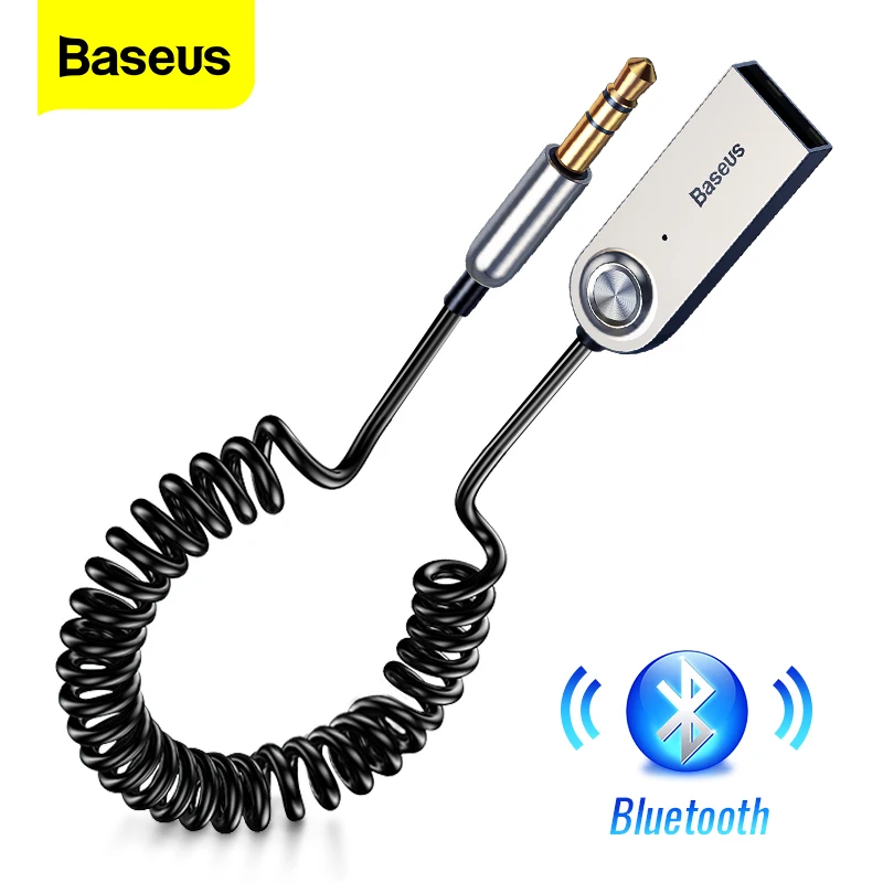 Baseus BA01 Aux Adaptador Bluetooth Coche Receptor Bluetooth Dongle USB Conector 3.5mm Audio Inalámbrico Música Kit Manos Libres Automóvil - Vista principal del producto
